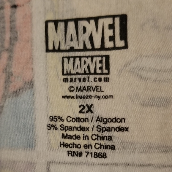 Marvel Comic Heroes Bodycon Dress - Picture 2 of 2